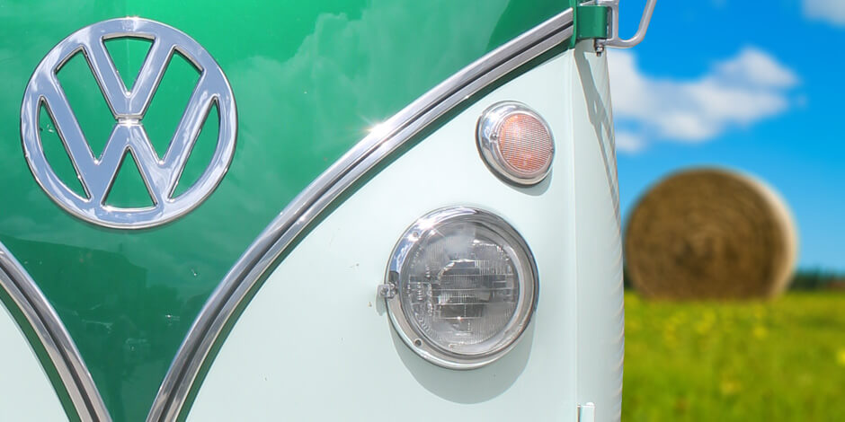 VW Kombi Photo Booth front bumper